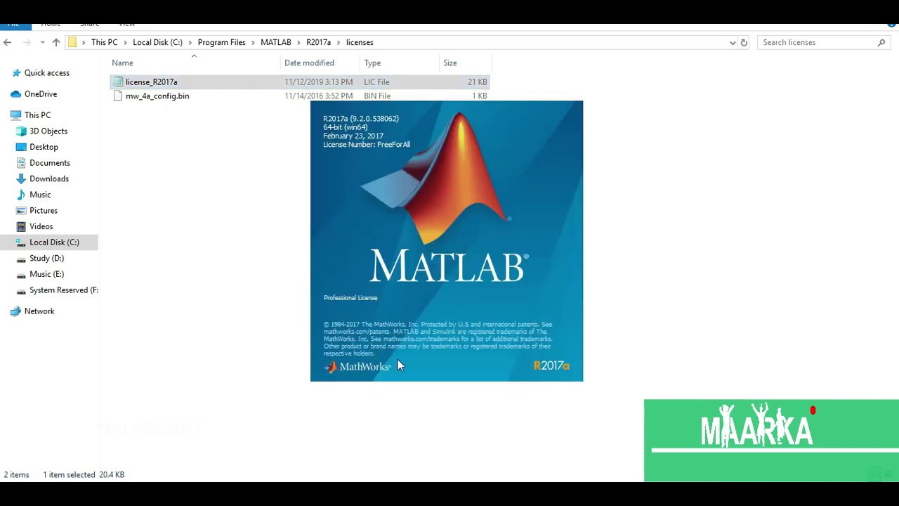 Matlab 2017a Visual Studio 2017
